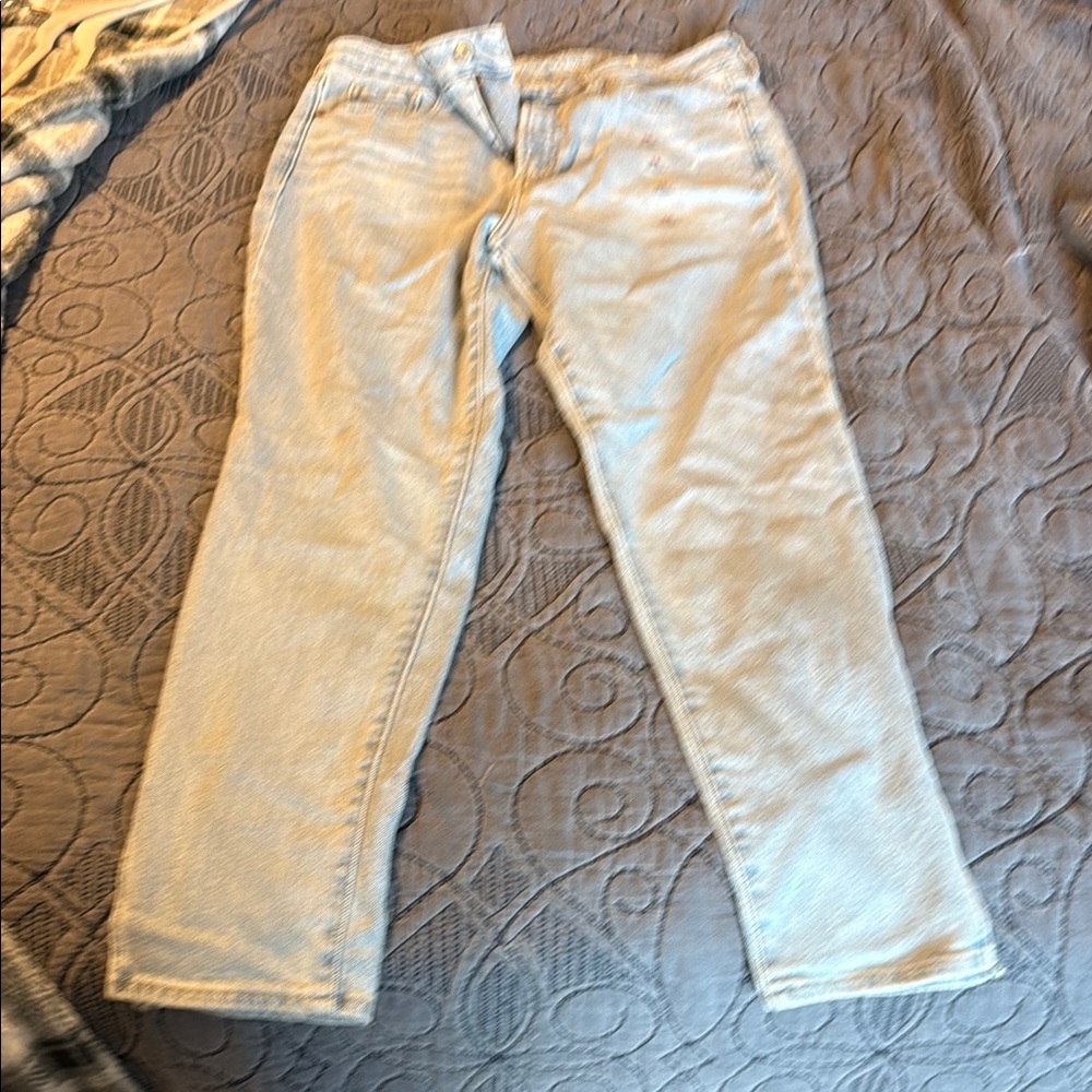 Old Navy Light Blue Straight Leg Jeans